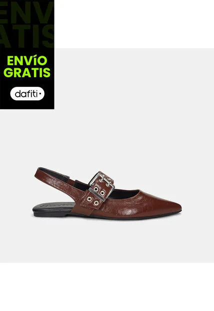 Baleta Para Mujer Bata Negro Prague