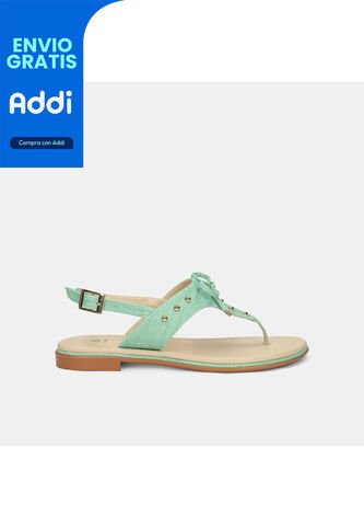 Sandalias Para Mujer Bata Verde Kimora Bata