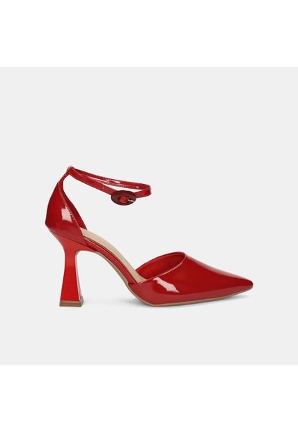 Tacones Para Mujer Bata Rojo