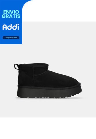 Botines Para Mujer Bata Azul Ignazia Warmi Bata