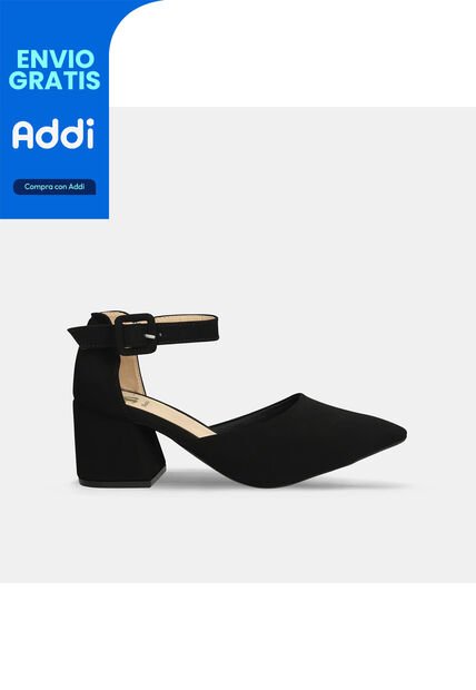 Tacones Para Mujer Bata Negro Kala