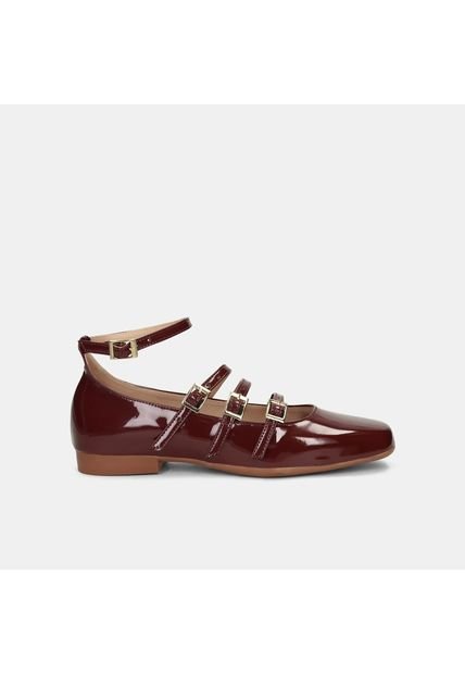 Baletas Para Mujer Bata Vinotinto Ksenia