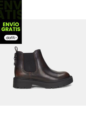 Botines Para Mujer Bata Café Oscuro Madi Bata