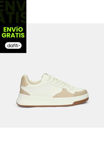 Tenis Para Mujer Bata Blanco Hueso Jara Bata