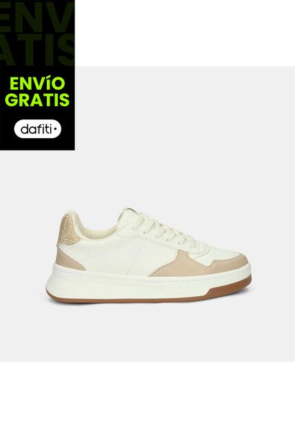 Tenis Para Mujer Bata Blanco Hueso Jara