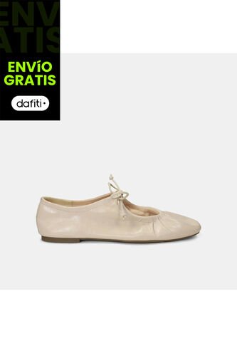 Baleta Para Mujer Bata Negro Mairen London Bata
