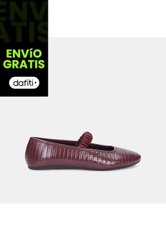 Baleta Para Mujer Bata Fucsia Delhi Flat Bata