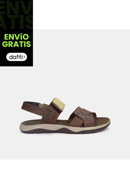 Sandalia Para Hombre Bata Café Oscuro Olsen