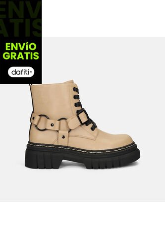 Botas Para Mujer Bata Beige Luc Martina Bata