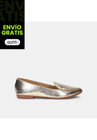 Baleta Para Mujer Bata Beige Gina'S Puntuda Bata