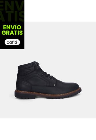 Bota Para Hombre Bata Negro Oscar Leandro Bata