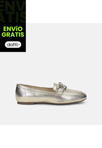 Mocasines Para Mujer Bata Beige London
