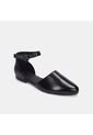 Baletas Para Mujer Bata Negro Gina Puntuda Flat de Bata