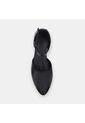 Baletas Para Mujer Bata Negro Gina Puntuda Flat de Bata