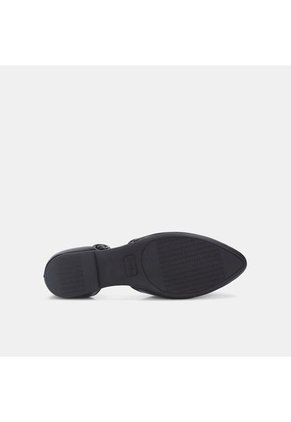 Baletas Para Mujer Bata Negro Gina Puntuda Flat