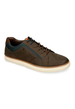 Tenis Casuales Café Oscuro Bata Galapagos Cor Hombre