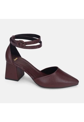 Tacones Para Mujer Bata Vino