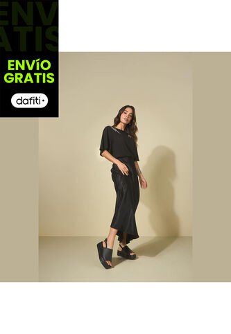 Sandalias Para Mujer Bata Negro Bata