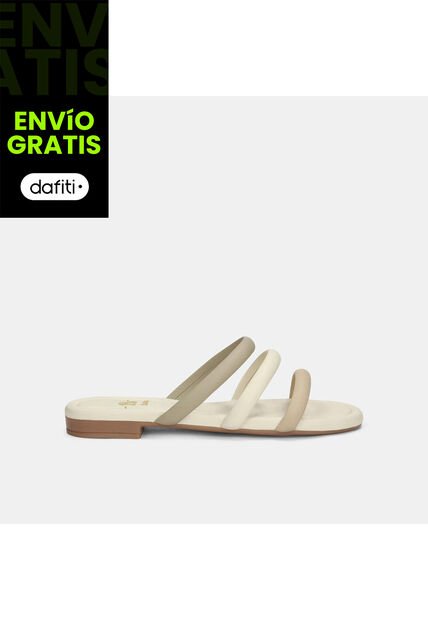 Sandalias Para Mujer Bata Multicolor