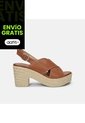 Sandalia Para Mujer Bata Café Claro Sarada de Bata