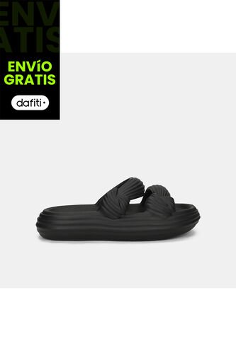 Pantufla Para Mujer Bata Negro Bata Luxe Bata