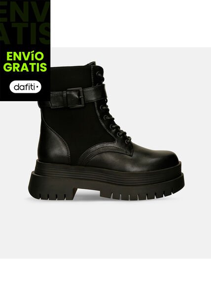Botines Para Mujer Bata Negro Jim Snork
