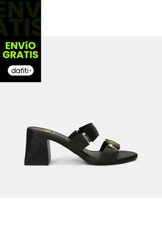 Sandalias Para Mujer Bata Negro Kione Bata