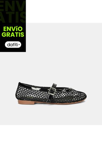 Baletas Para Mujer Bata Negro Karuna Bata