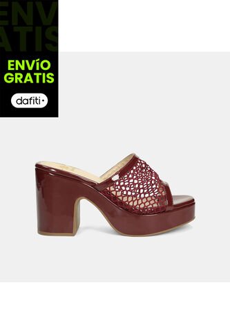Sandalias Para Mujer Bata Vinotinto Kalypso Bata