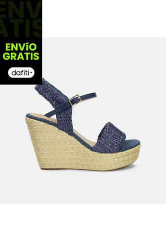 Sandalias Para Mujer Bata Azul Karoline Bata