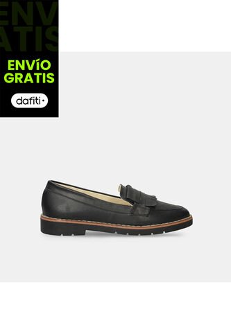 Mocasines Para Mujer Bata Negro Junay Bata
