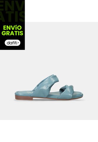 Sandalias Para Mujer Bata Azul Keiana Bata