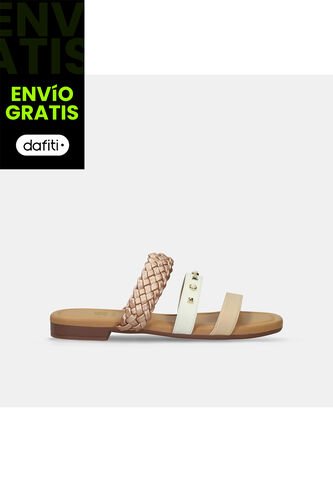 Sandalias Para Mujer Bata Oro Rosa Kristina Bata