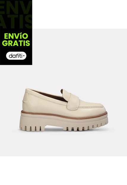 Mocasines Para Mujer Bata Blanco Julieta