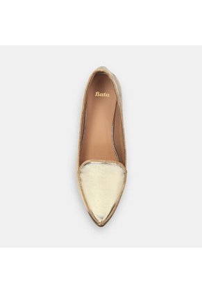 Baleta Para Mujer Bata Beige Gina'S Puntuda