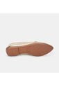 Baleta Para Mujer Bata Beige Gina'S Puntuda de Bata