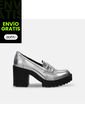Tacones Para Mujer Bata Plateado Janna de Bata