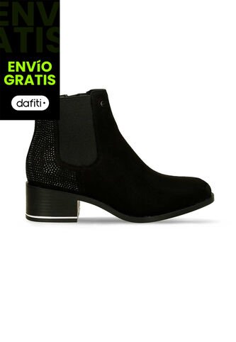 Botines Para Mujer Bata Negro Halena Bata