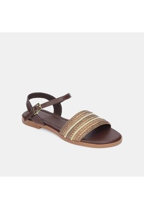 Sandalias Para Mujer Bata Café Oscuro Olga Summer