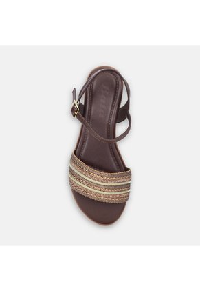 Sandalias Para Mujer Bata Café Oscuro Olga Summer