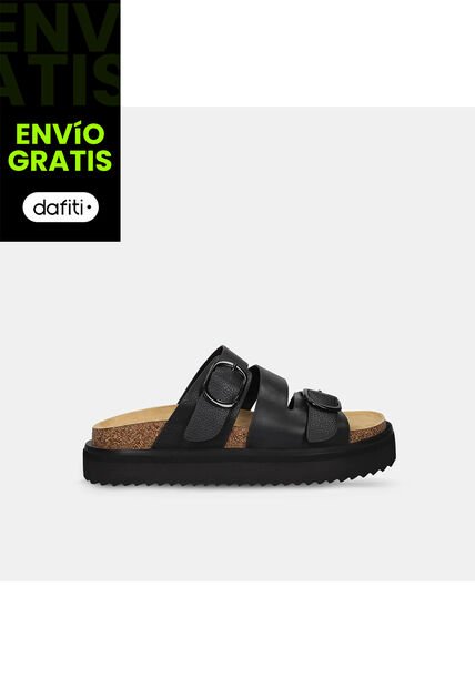 Sandalias Para Mujer Bata Negro Jazzy