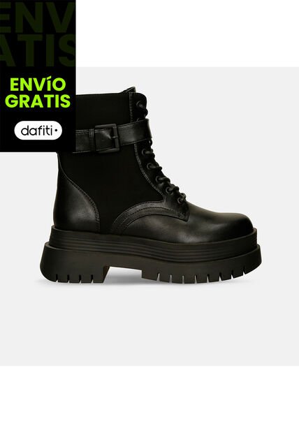 Botines Para Mujer Bata Negro Jim Snork