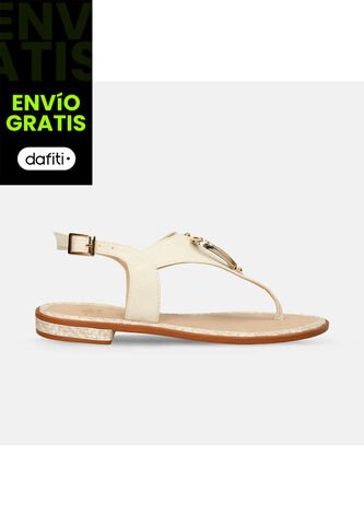 Sandalias Para Mujer Bata Champaña Jenifer Bata