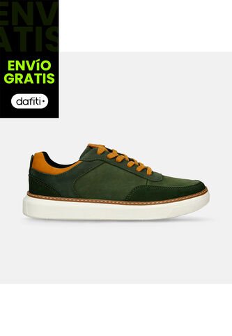 Tenis Para Hombre Bata Verde Luke Nadal Bata
