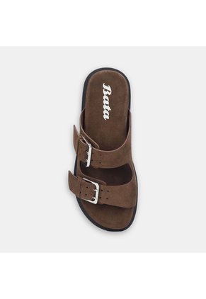Sandalias Para Mujer Bata Café Oscuro Irma Summer