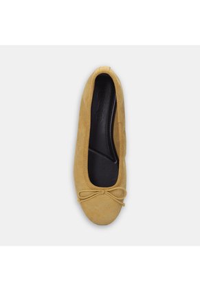 Baletas Para Mujer Bata Café Claro Delhi Flat