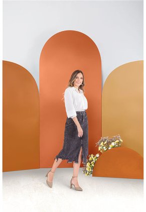 Tacones Miel Bata Gabby Mujer