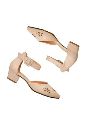 Tacones Nude Bata Gara Mujer