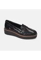Mocasines Para Mujer Bata Negro Vitello de Bata