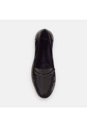 Mocasines Para Mujer Bata Negro Vitello